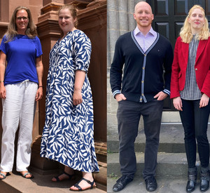 v.l.n.r. Emily Jones, Dr. Sabrina Balz, Mats Becker, Anne-Marie Borgosz und Dr. Kathrin Lang